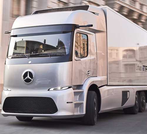 Прототип электрического грузовика Urban eTruck от Mercedes