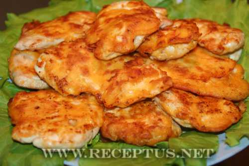 Диетическая отбивная из куриного филе