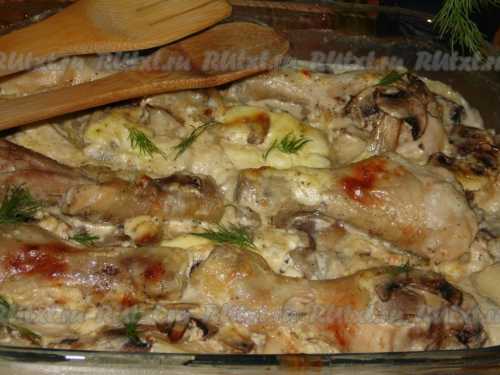 Курица с сыром: салаты и курица запеченная с сыром в духовке